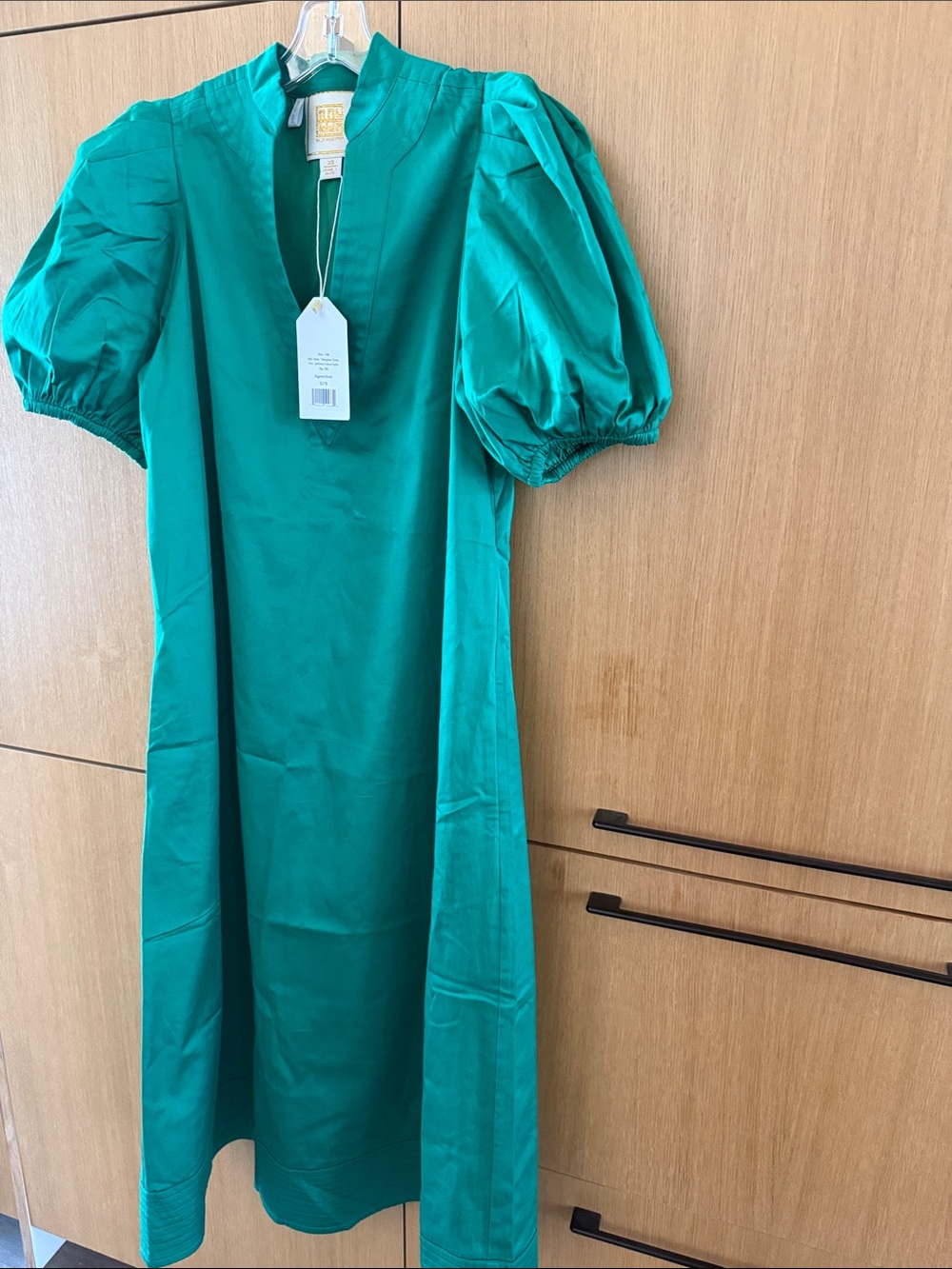 Emily McCarthy Hampton Dress in Jellybean Green Color Womens size XSmall NWT - Picture 6 of 11